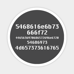 Hexadecimal code Magnet